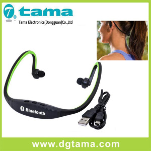 Neckband Bluetooth Stereo Headset Wireless Dual-Ear Headphone for Sports