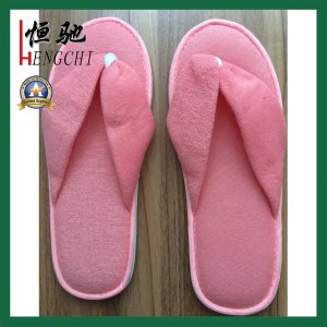 EVA Sole Toweling Straps Soft Slipper for Household and Hotel
